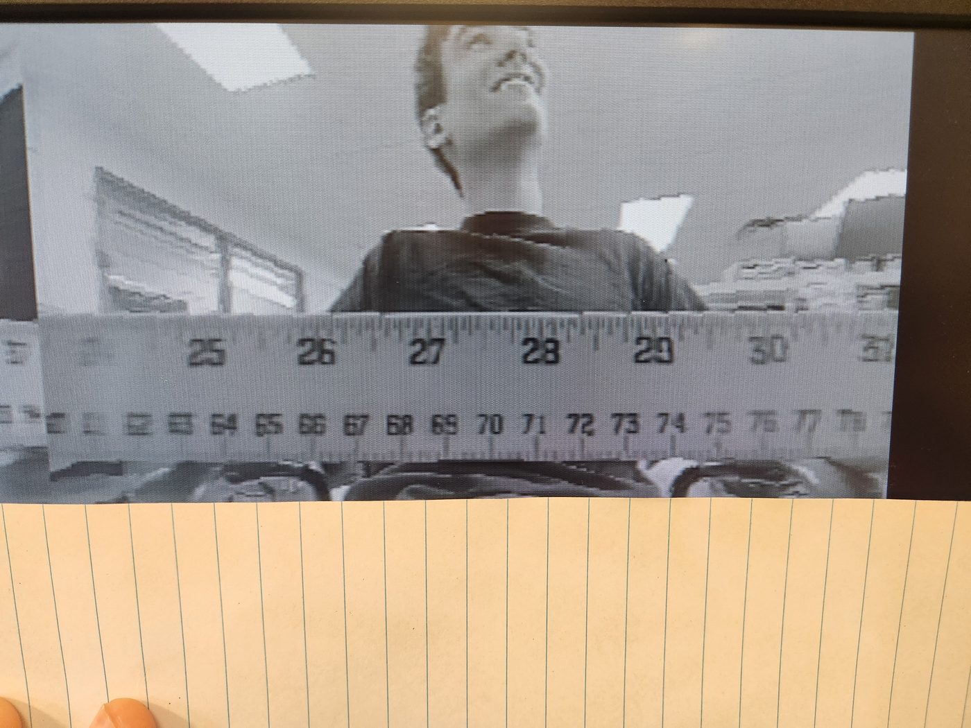VGA capture with the radial mapper applying the per-lens calibration